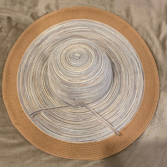 four buttons Accessories - Straw Wide Rim Hat Multi Color